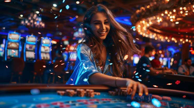 lv 666 slot တိုက်ရိုက်ကာစီနို တွင် professional dealer နှင့် Baccarat ကစားနေသော မြင်ကွင်း